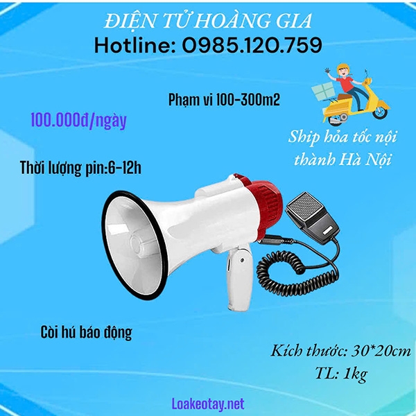 thuê loa cầm tay tại cầu giấy hà nội