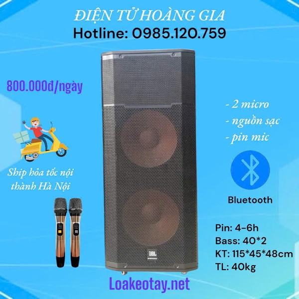 bảng giá thuê loa kéo tại cầu giấy