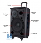 Loa Kéo Tay Cao Cấp MALONE M10 (BASS 25cm)
