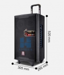 Loa Kéo Tay Cao Cấp MALONE M10 (BASS 25cm)