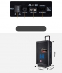 Loa kéo tay cao cấp MALONE M15 Bass 40cm